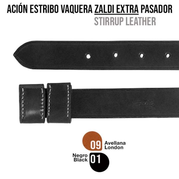 ACIÓN ESTRIBO VAQUERA ZALDI EXTRA PASADOR