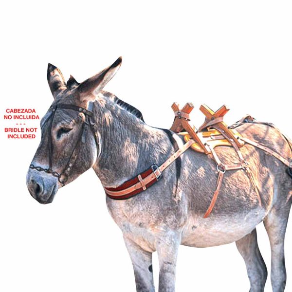 SILLA MADERA PARA BURRO