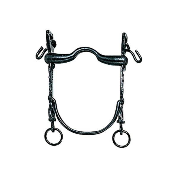 BOCADO VAQUERO B/CURVA MOVIBLE PAVONADO 12.5cm