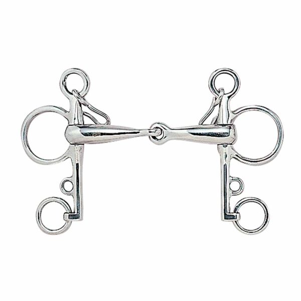BOCADO PELHAM PARTIDO INOX 212503