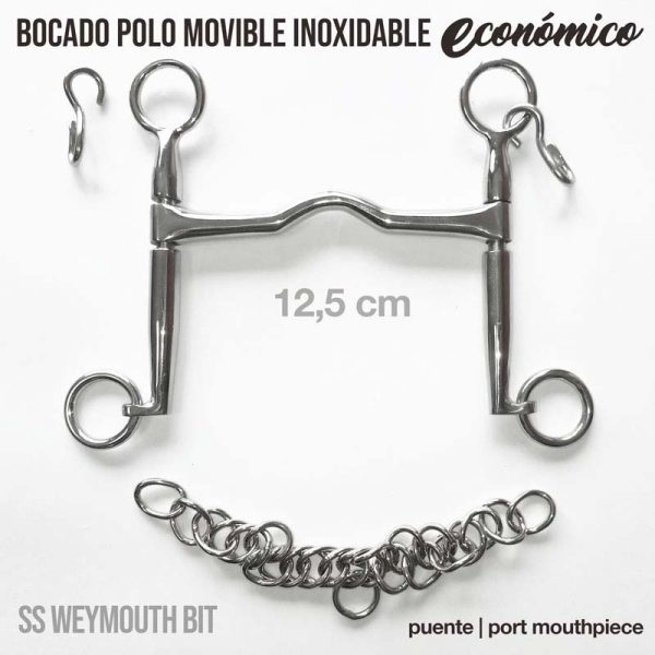 BOCADO POLO MOVIBLE INOX ECONÓMICO