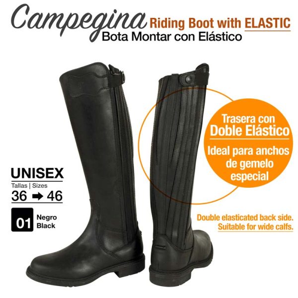 Bota Montar CAMPEGINA con Elásticos
