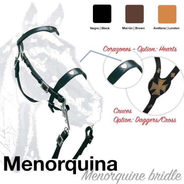 CABEZADA MONTAR MENORQUINA CRUCES