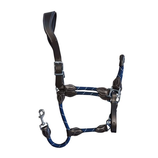 CABEZADA CUADRA CUERO/NYLON AZH461