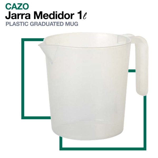 CAZO JARRA MEDIDOR 1 litro