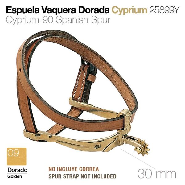 ESPUELA VAQUERA DORADO CYPRIUM 25899Y