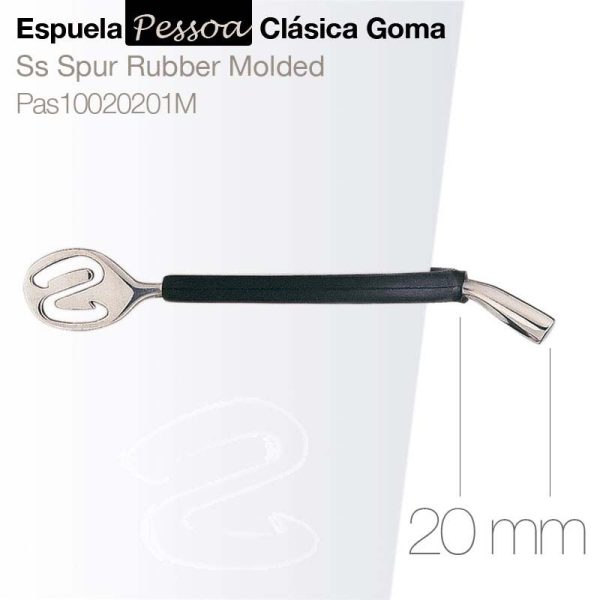ESPUELA PESSOA CLÁSICA GOMA PAS10020201M 20mm