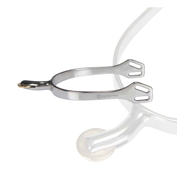 ESPUELA EQUESTRO INOX GALLO HORIZONTAL CURVO