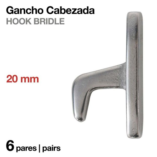 GANCHO CABEZADA 6 PARES