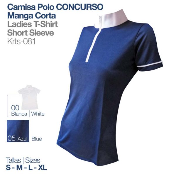 Camisa polo concurso manga corta krst-081