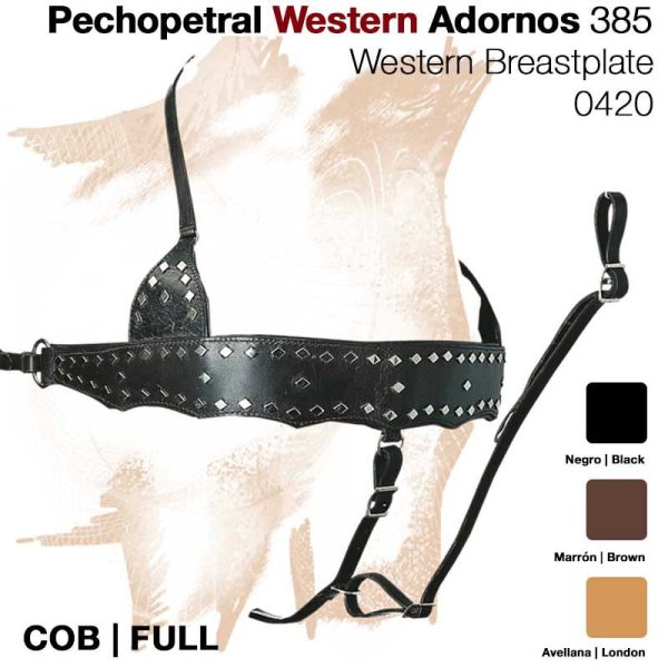 PECHOPETRAL WESTERN ADORNOS 385