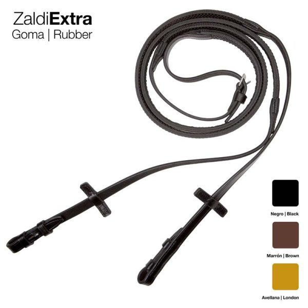 RIENDAS ZALDI EXTRA GOMA