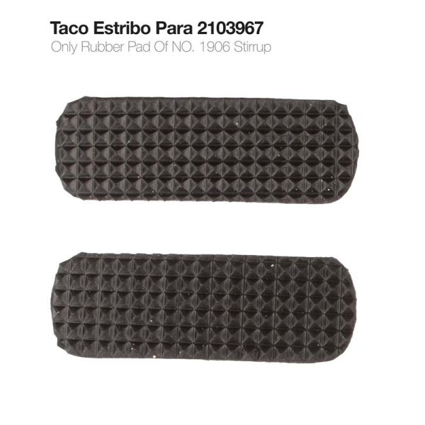 TACO ESTRIBO PARA 2103967 NEGRO PAR