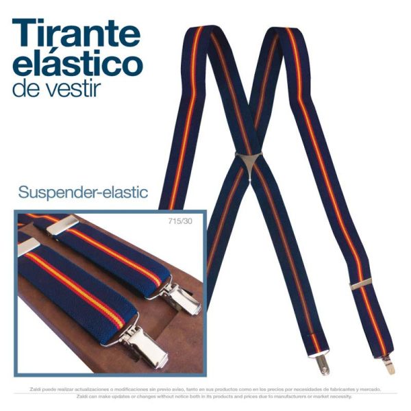 TIRANTE ELÁSTICO PARA VESTIR 715/30-05