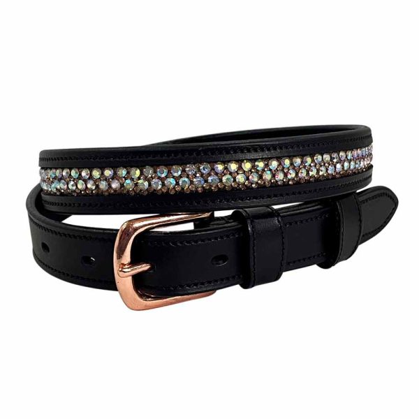 CINTURÓN CUERO BELT SLT-FEB2024-69 NEGRO