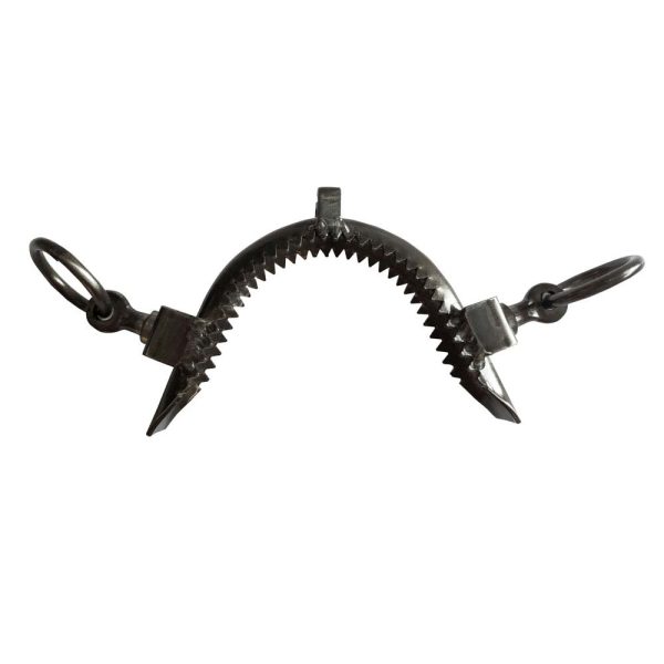 MUSEROLA VAQUERA INOX ENVEJECIDO PILARES CORTOS