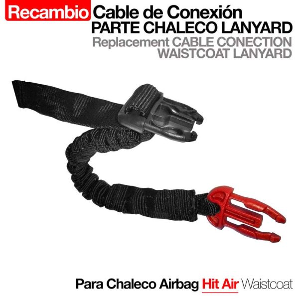 CHALECO AIRBAG HIT AIR cable de conexión PARTE CHALECO LANYARD