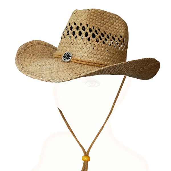 GORRO SOMBRERO PAJA COWBOY MAHLA Nº466 AJUSTABLE