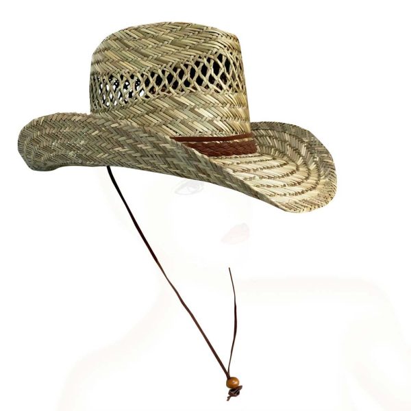 GORRO SOMBRERO PAJA COWBOY JUNQUILLO Nº223 AJUSTABLE