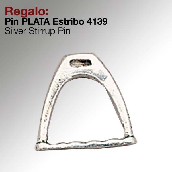 REGALO PIN -PLATA- ESTRIBO 4139