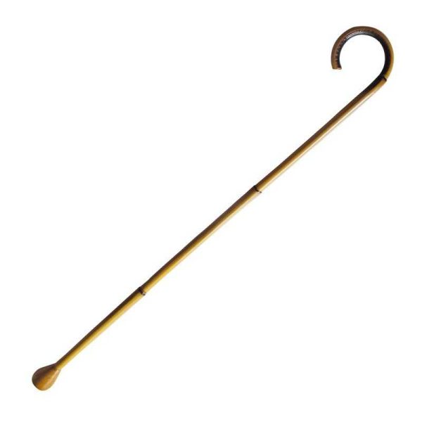 BASTÓN DE JUNCO CON PORRA POSTIZA