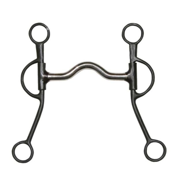 BOCADO NATOWA EN METAL NEGRO CON PUENTE MEDIO