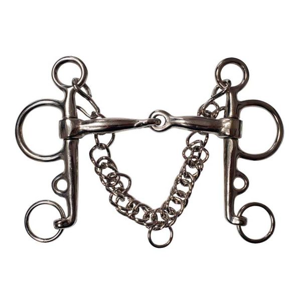 BOCADO PELHAM ARTICULADO NIQUELADO