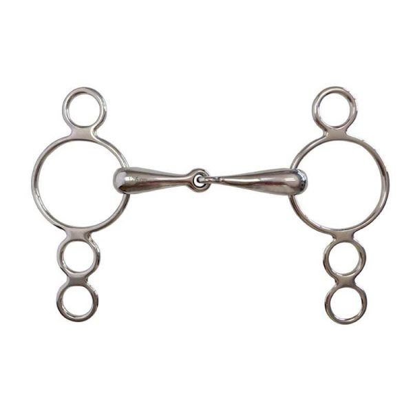 BOCADO PESSOA EMBOCADURA PARTIDA 6 ANILLAS INOX