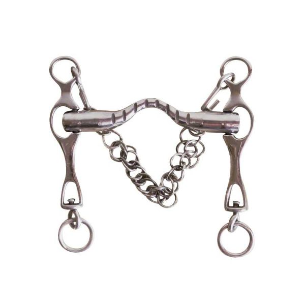 BOCADO PORTUGUÉS INOX. LÓPEZ/ROLDÁN EMBOCADURA ESTRIADA