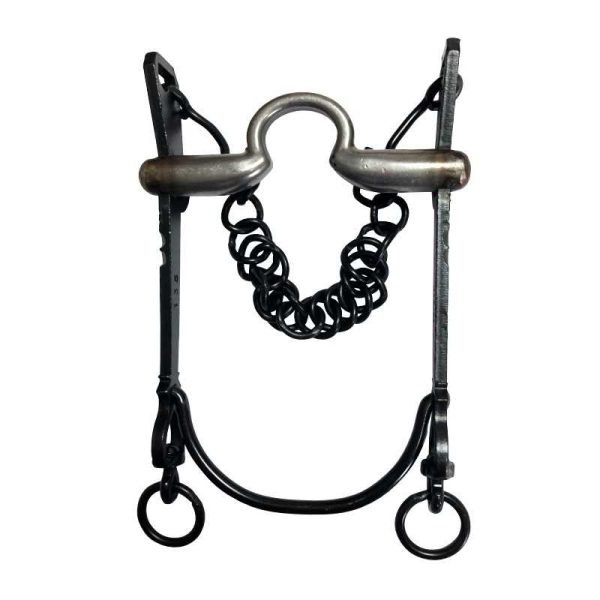 Bocado vaquero boca sapo embocadura inox barra curva