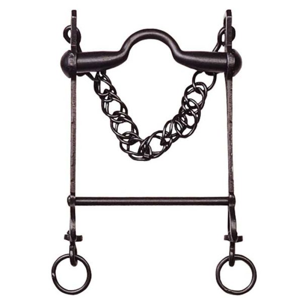 BOCADO VAQUERO PAVONADO BARRA RECTA ASA CALDERA