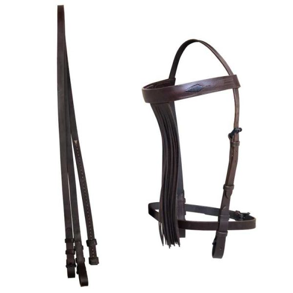 CABEZADA VAQUERA ECONÓMICA CON RIENDAS