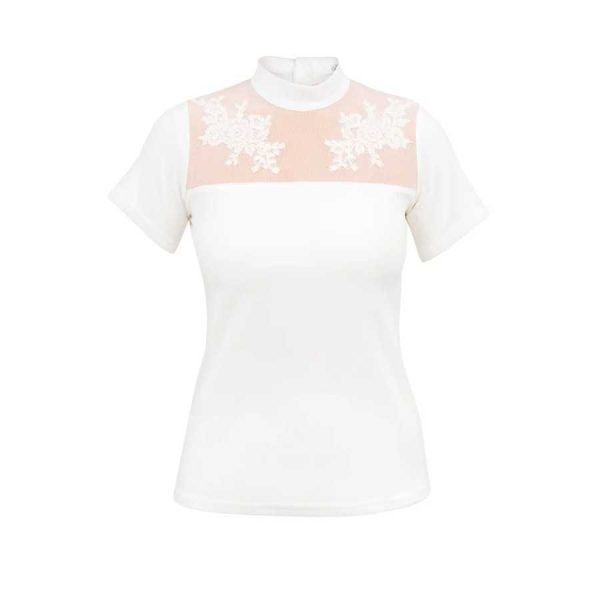 Camiseta de concurso Cavalliera ETERNITY para mujer, manga corta