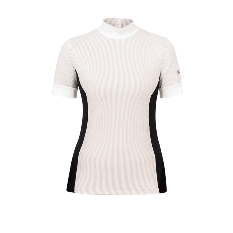 camiseta-de-concurso-elegant-stripe-para-mujer-manga-corta