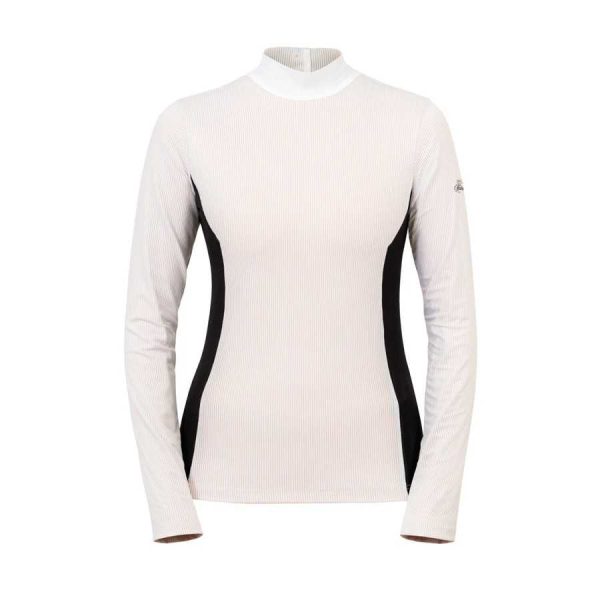 Camiseta de concurso ELEGANT STRIPE para mujer, manga larga