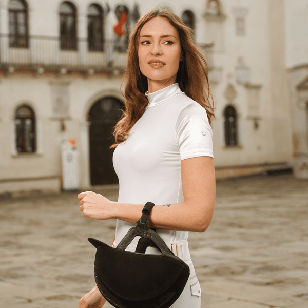 Camiseta de concurso GILDED para mujer, manga corta