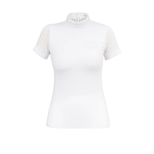 Camiseta de concurso LUXE para mujer, manga corta