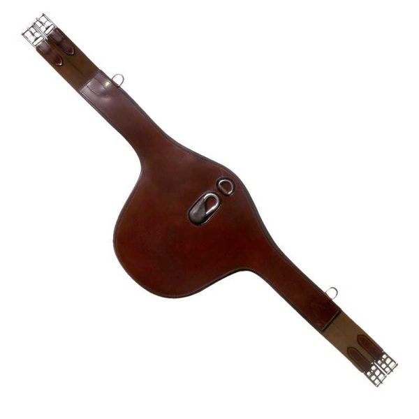 CINCHA PARA SALTO CON BAVETA Y MOSQUETÓN