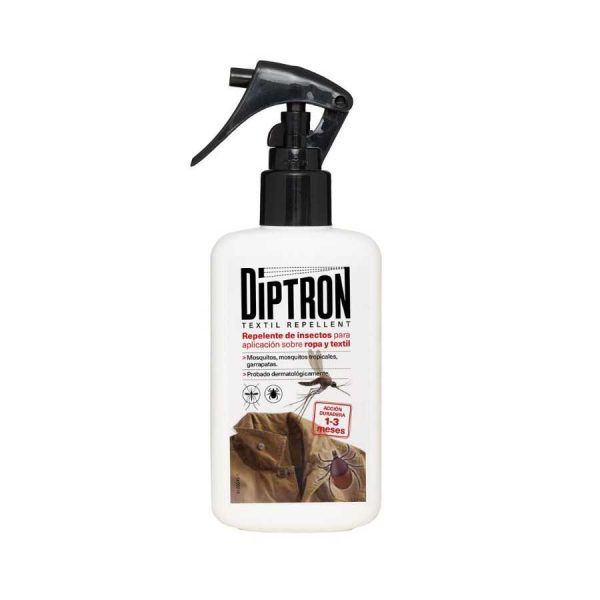 DIPTRON - Repelente de insectos para ropa y textil en spray