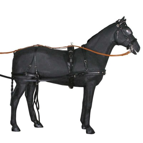 ENGANCHE DE PECHERIN SENCILLO EN CUERO DOBLE