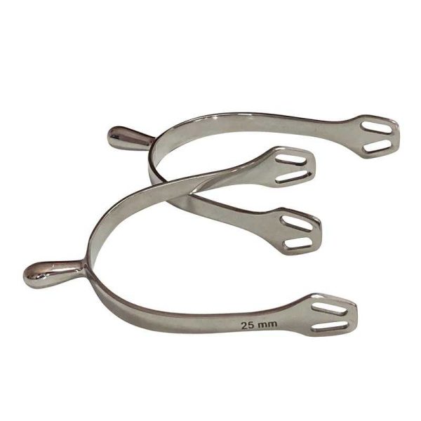 Espuela inoxidable de contacto (par)