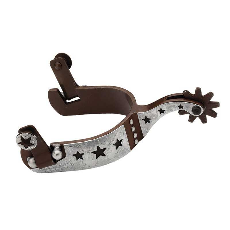 espuela-tejana-metal-oscurecido-estrella espuela-tejana-metal-oscurecido-estrella