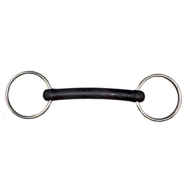FILETE RECTO FLEXIBLE DE GOMA, ANILLAS ACERO INOX