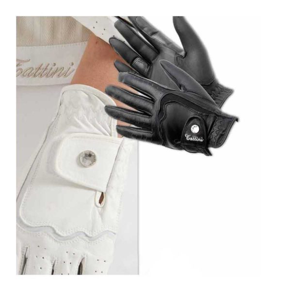 Guantes Tattini de mujer con brillantes