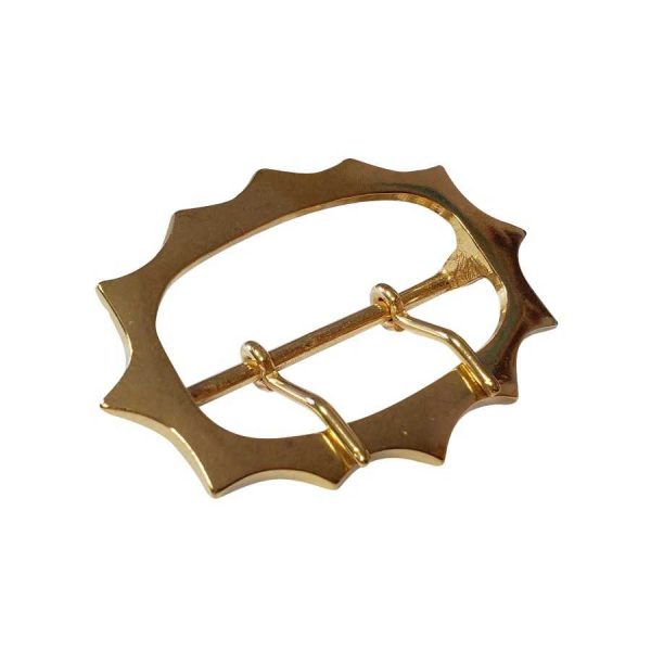 HEBILLA PARA COLLAR DE GANADO OVALADA DE LATÓN