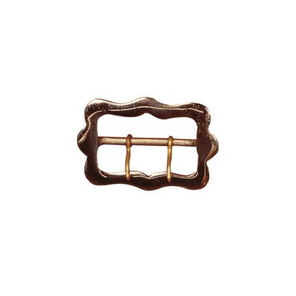 HEBILLA PARA COLLAR DE GANADO RECTANGULAR DE LATÓN