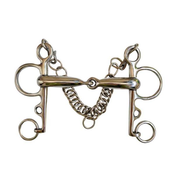 BOCADO PELHAM ARTICULADO HUECO