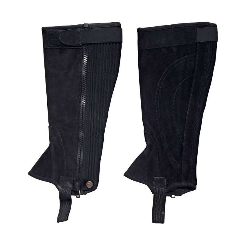 polaina-en-serraje-con-elastico-color-negro