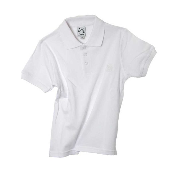 Polo blanco Tattini Gardenia para niño