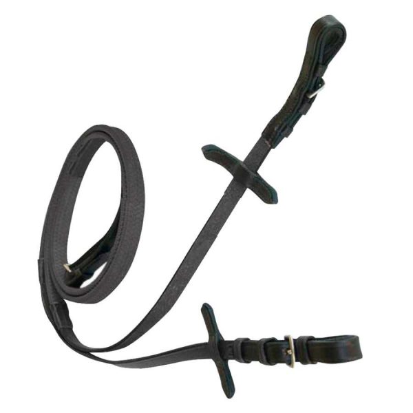 RIENDAS EN CUERO ENGOMADAS PONY